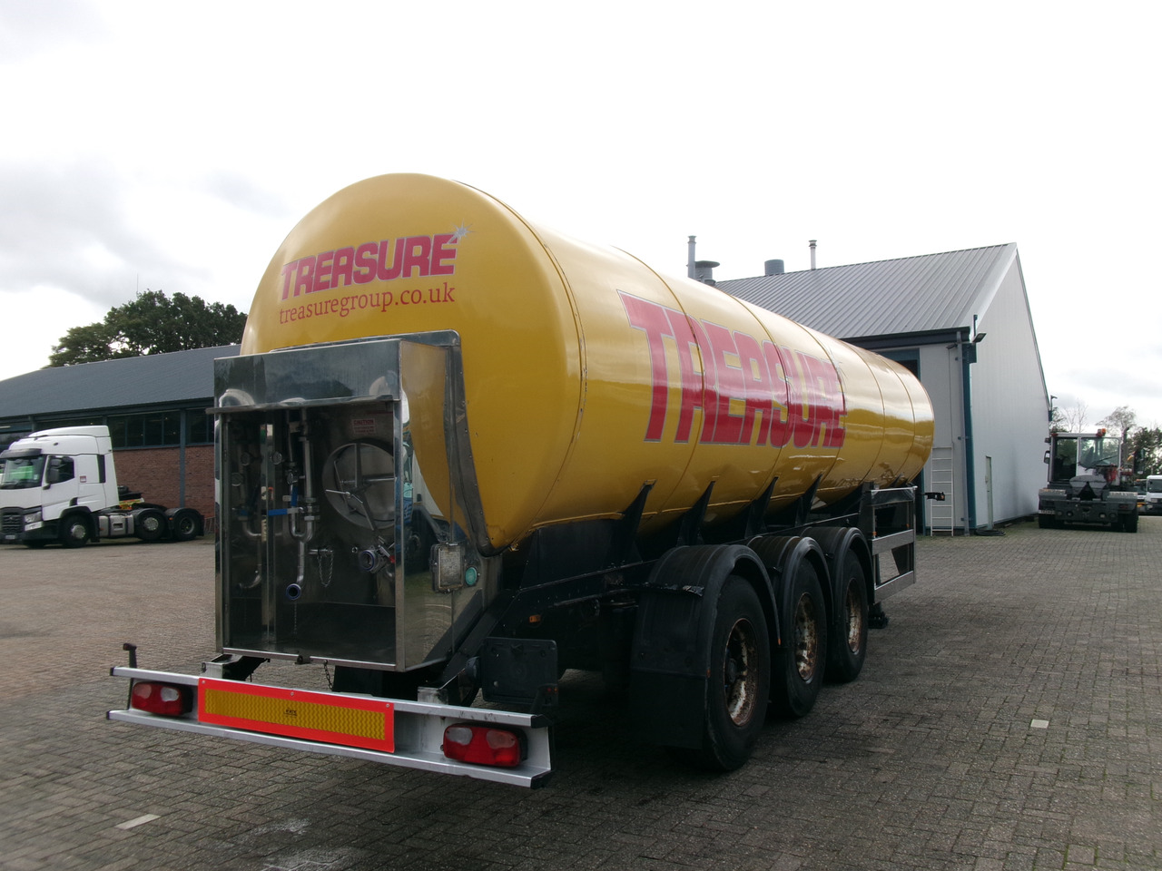 Tank semi-trailer for transportation of food Clayton Food (beer) tank inox 30 m3 / 1 comp: picture 4