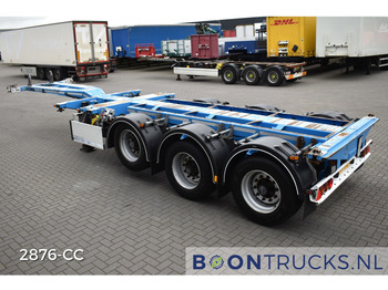 Container transporter/ Swap body semi-trailer D-Tec FLEXITRAILER | 2x20-30-40-45ft HC * 3x EXTENDABLE * NL TRAILER: picture 3