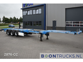 Container transporter/ Swap body semi-trailer D-Tec FLEXITRAILER | 2x20-30-40-45ft HC * 3x EXTENDABLE * NL TRAILER: picture 4