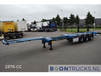 Container transporter/ Swap body semi-trailer D-Tec FLEXITRAILER | 2x20-30-40-45ft HC * 3x EXTENDABLE * NL TRAILER: picture 5