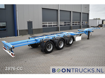 Container transporter/ Swap body semi-trailer D-Tec FLEXITRAILER | 2x20-30-40-45ft HC * 3x EXTENDABLE * NL TRAILER: picture 2