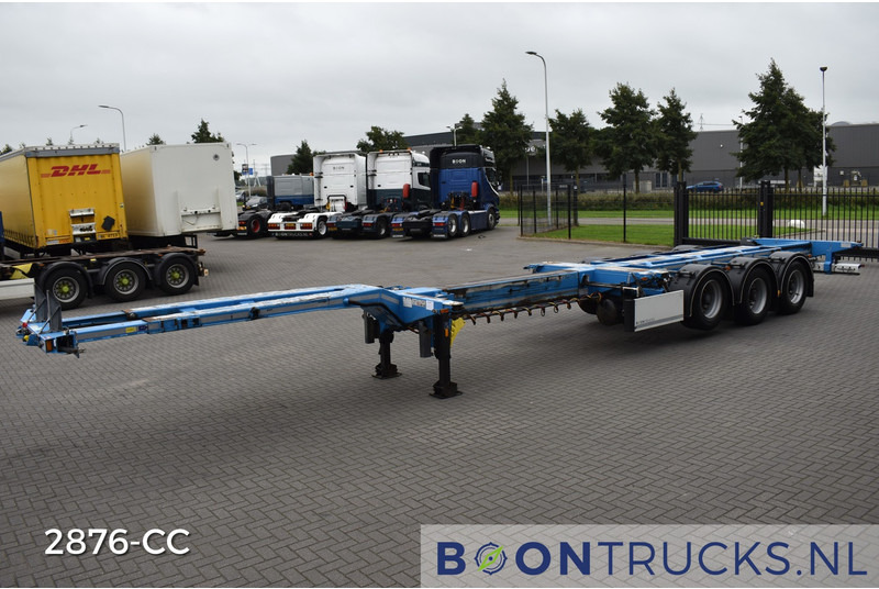 Container transporter/ Swap body semi-trailer D-Tec FLEXITRAILER | 2x20-30-40-45ft HC * 3x EXTENDABLE * NL TRAILER: picture 5