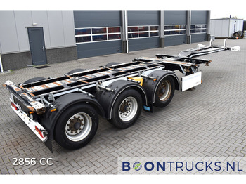 Container transporter/ Swap body semi-trailer D-Tec FLEXITRAILER | 2x20-30-40-45ft HC * 3x EXTENDABLE * NL TRAILER * APK 01-2024: picture 1