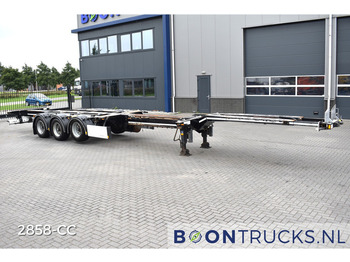 Container transporter/ Swap body semi-trailer D-Tec FLEXITRAILER | 2x20-30-40-45ft * SCHUIFKOP * LIFTAS * APK 06-2024: picture 4