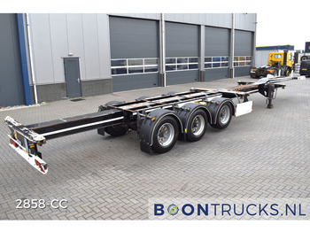 Container transporter/ Swap body semi-trailer D-Tec FLEXITRAILER | 2x20-30-40-45ft * SCHUIFKOP * LIFTAS * APK 06-2024: picture 2