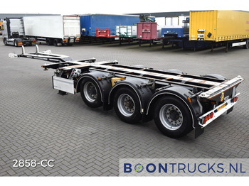Container transporter/ Swap body semi-trailer D-Tec FLEXITRAILER | 2x20-30-40-45ft * SCHUIFKOP * LIFTAS * APK 06-2024: picture 3