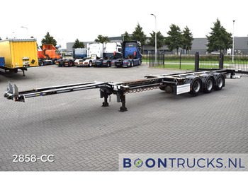 Container transporter/ Swap body semi-trailer D-Tec FLEXITRAILER | 2x20-30-40-45ft * SCHUIFKOP * LIFTAS * APK 06-2024: picture 5