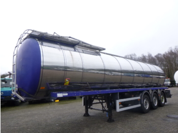 Tank semi-trailer for transportation of fuel EKW Heavy oil tank inox 32.6 m3 / 1 comp: picture 1