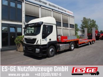 New Low loader semi-trailer ES-GE 3-Achs-Satteltieflader -  Radmuldern - Rampen: picture 1