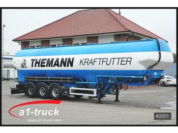 Tank semi-trailer for transportation of silos Feldbinder EUT 60,3 Silo Futter, 4 Kammern Lenkachse: picture 1