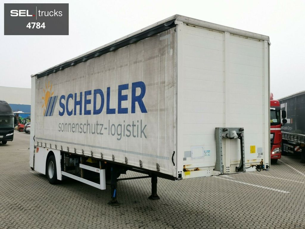 Curtainsider semi-trailer Fellechner SF11-L21/1 Achs/hydr. Zwangsgelenkt: picture 4