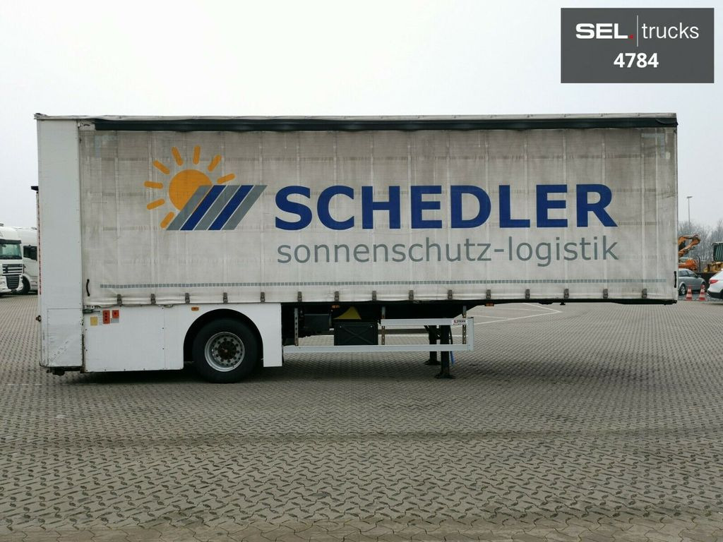 Curtainsider semi-trailer Fellechner SF11-L21/1 Achs/hydr. Zwangsgelenkt: picture 5