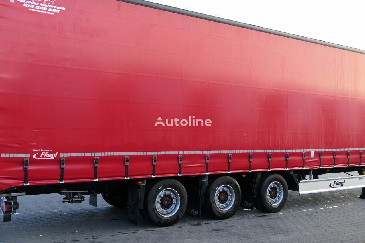 Curtainsider semi-trailer Fliegl CURTAINSIDER / MEGA / LIFTED ROOF / COILMULD / LIFTED AXLE / 202: picture 13