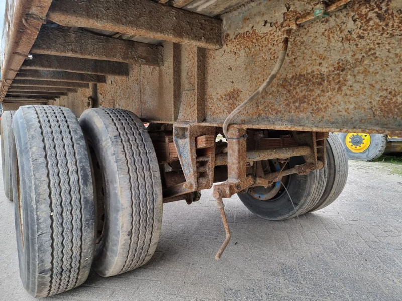 Dropside/ Flatbed semi-trailer Fruehauf STEELSPRING - Drum - 8 tyres: picture 13