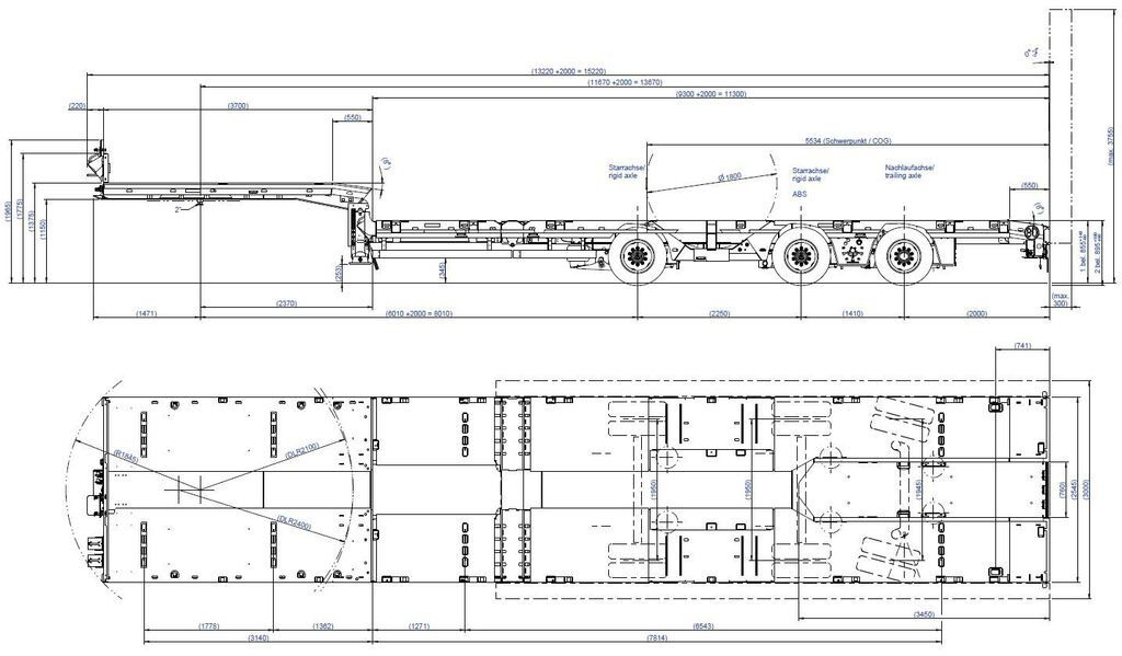 New Low loader semi-trailer Goldhofer Nehézgépszállító pótkocsi: picture 5