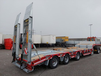 New Low loader semi-trailer for transportation of heavy machinery HUMBAUR HTS30 schräg, 3-Achs Tieflader, Radmulden, Liftachse, Nachlaufachse, Verzinkt,: picture 2