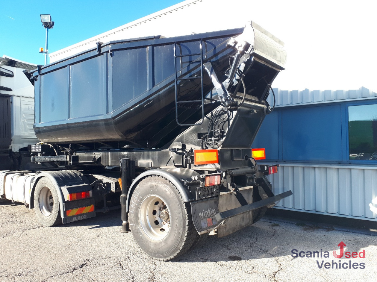 Tipper semi-trailer, Construction machinery IFE Asphalt-Mulde isoliert TÜV 10-2024: picture 8