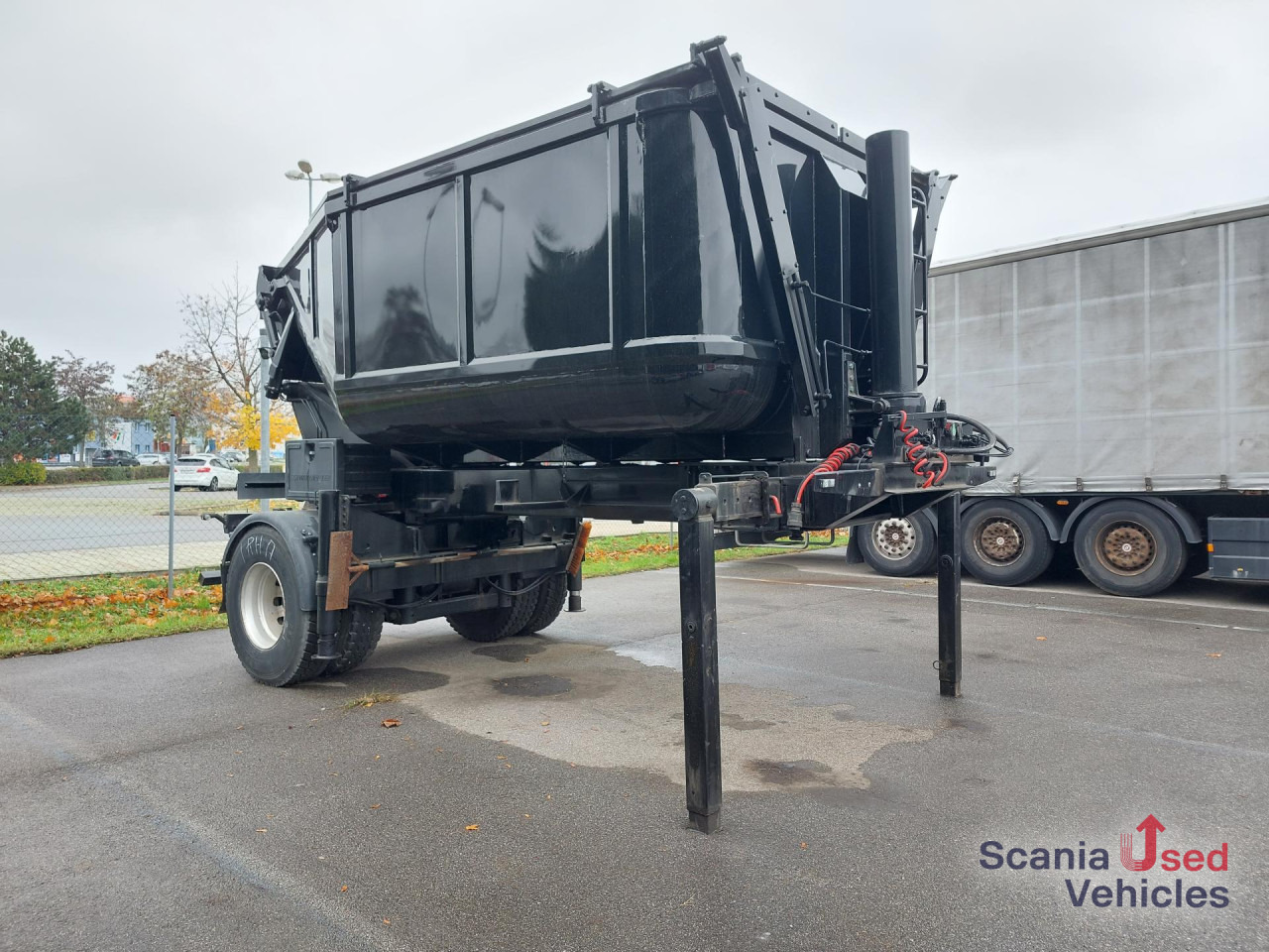 Tipper semi-trailer, Construction machinery IFE Asphalt-Mulde isoliert TÜV 10-2024: picture 11