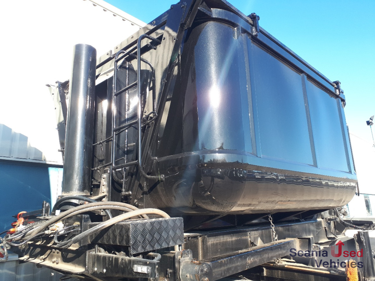 Tipper semi-trailer, Construction machinery IFE Asphalt-Mulde isoliert TÜV 10-2024: picture 10