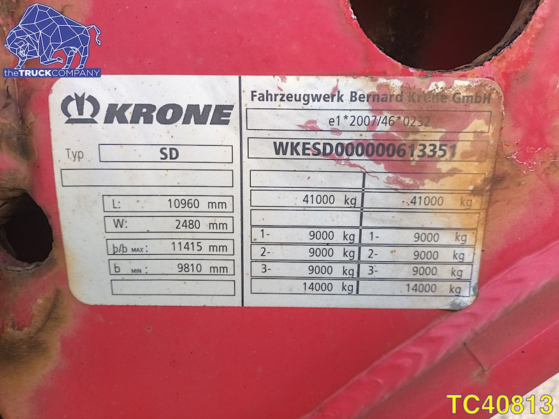 Container transporter/ Swap body semi-trailer Krone Container Transport: picture 9