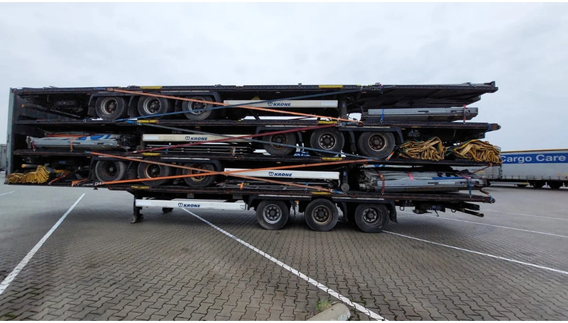 Closed box semi-trailer Krone stack of 4x 2014 Krone XL P400 huckepack valx drum brakes: picture 7