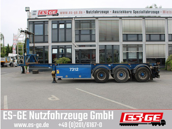 Container transporter/ Swap body semi-trailer LAG 3-Achs-Kipp-Containerchassis: picture 5