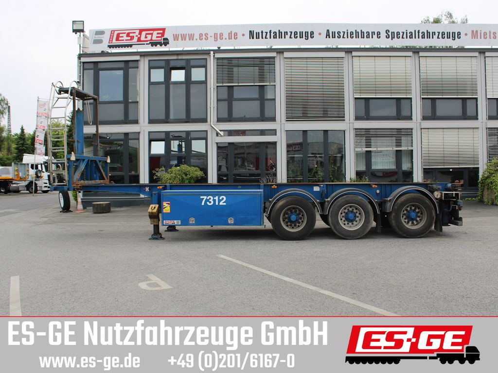 Container transporter/ Swap body semi-trailer LAG 3-Achs-Kipp-Containerchassis: picture 5