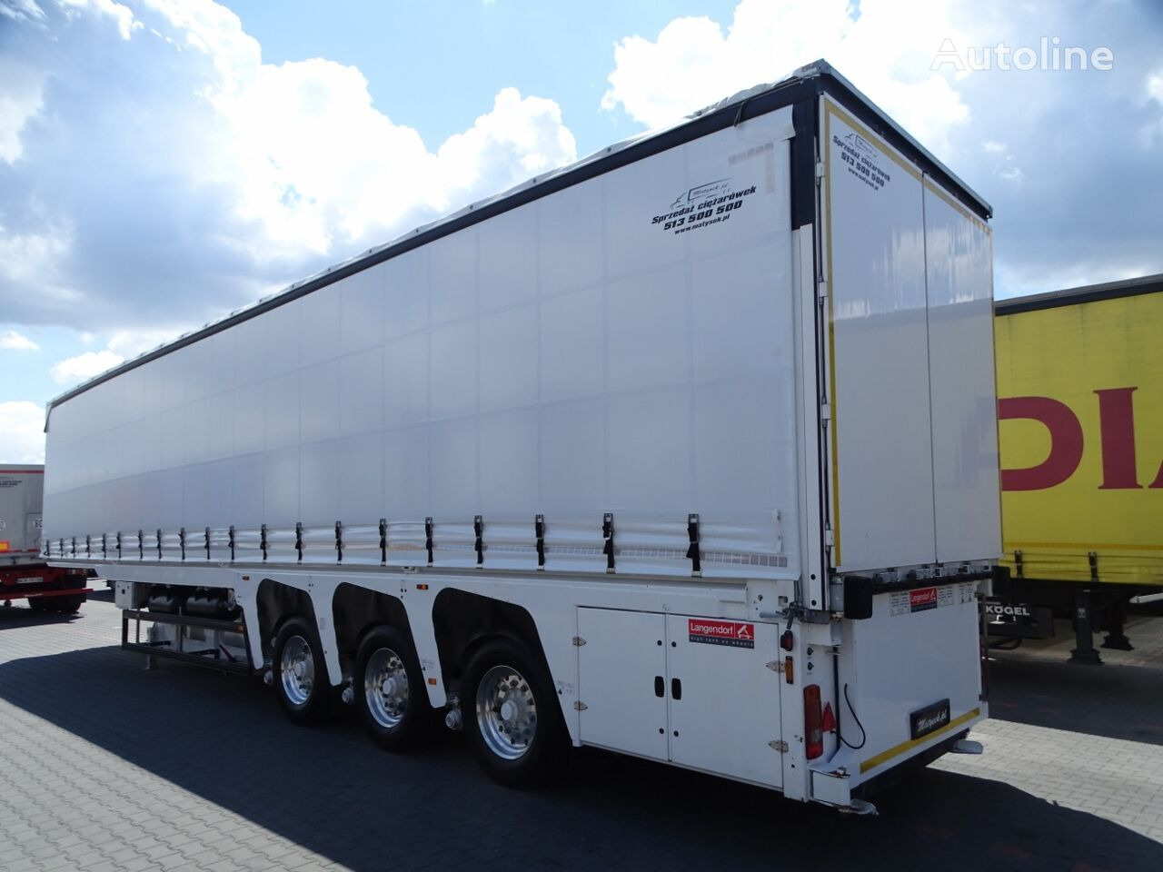 Semi-trailer Langendorf Üvegszállító félpótkocsi: picture 11