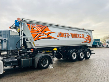 Tipper semi-trailer MEGA Hardox Kipper 28m³ Elektr.  Verdeck, hyd. Klappe: picture 2
