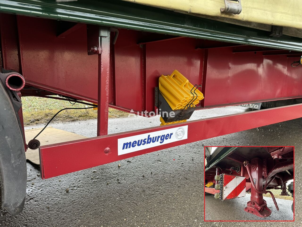 Low loader semi-trailer Meusburger MPS-3 Agabaritic Trailer + ROLLER : FULL REVISION: picture 6