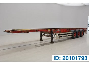 Container transporter/ Swap body semi-trailer Montracon Skelet 40 ft: picture 1