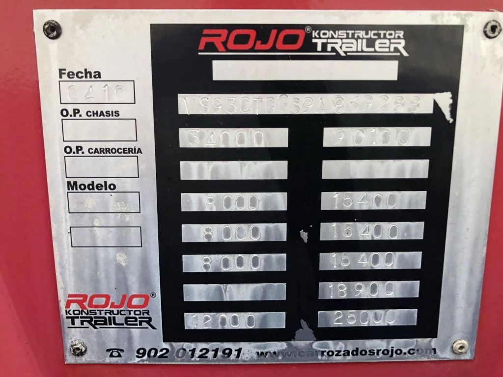 Low loader semi-trailer ROJO 1+ 3 LOWLOADER: picture 9