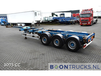 Container transporter/ Swap body semi-trailer Renders ROC 12.27 | 2x20-30-40ft HC * LIFT AXLE * MB DISC * EXTENDABLE REAR: picture 3