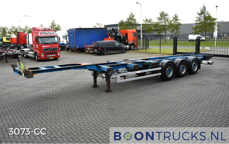 Container transporter/ Swap body semi-trailer Renders ROC 12.27 | 2x20-30-40ft HC * LIFT AXLE * MB DISC * EXTENDABLE REAR: picture 5