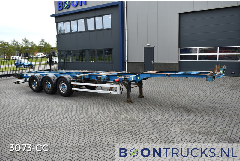 Container transporter/ Swap body semi-trailer Renders ROC 12.27 | 2x20-30-40ft HC * LIFT AXLE * MB DISC * EXTENDABLE REAR: picture 4