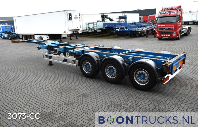 Container transporter/ Swap body semi-trailer Renders ROC 12.27 | 2x20-30-40ft HC * LIFT AXLE * MB DISC * EXTENDABLE REAR: picture 3