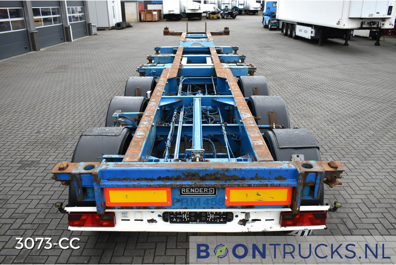 Container transporter/ Swap body semi-trailer Renders ROC 12.27 | 2x20-30-40ft HC * LIFT AXLE * MB DISC * EXTENDABLE REAR: picture 6