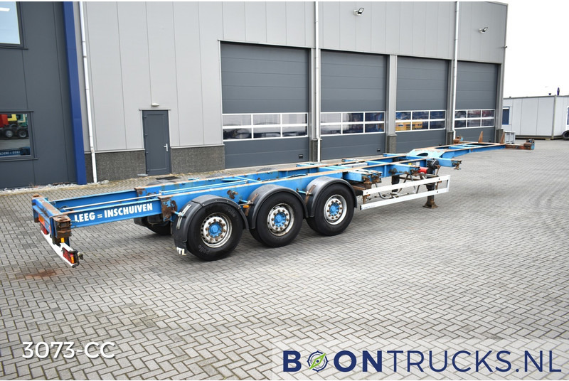 Container transporter/ Swap body semi-trailer Renders ROC 12.27 | 2x20-30-40ft HC * LIFT AXLE * MB DISC * EXTENDABLE REAR: picture 2