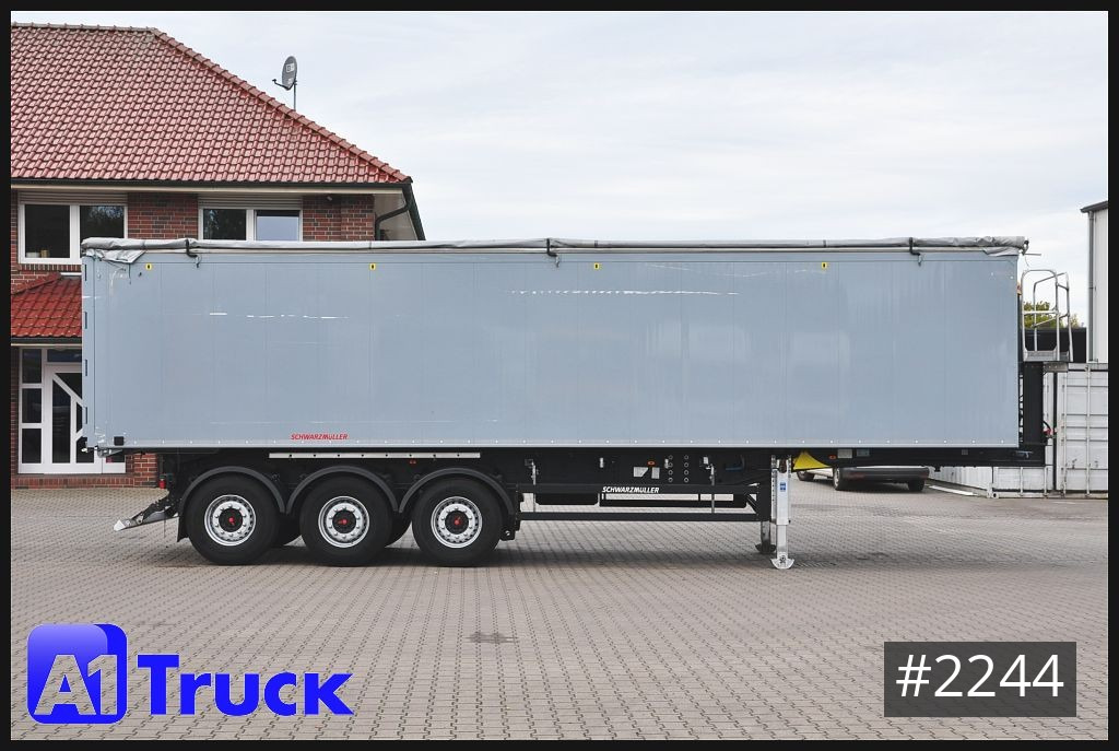 Tipper semi-trailer SCHWARZMUELLER 57m³, Kipper 136tkm Kombitür: picture 8