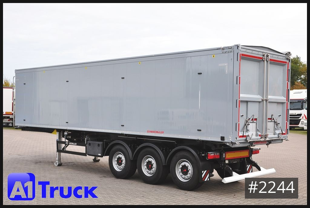Tipper semi-trailer SCHWARZMUELLER 57m³, Kipper 136tkm Kombitür: picture 10
