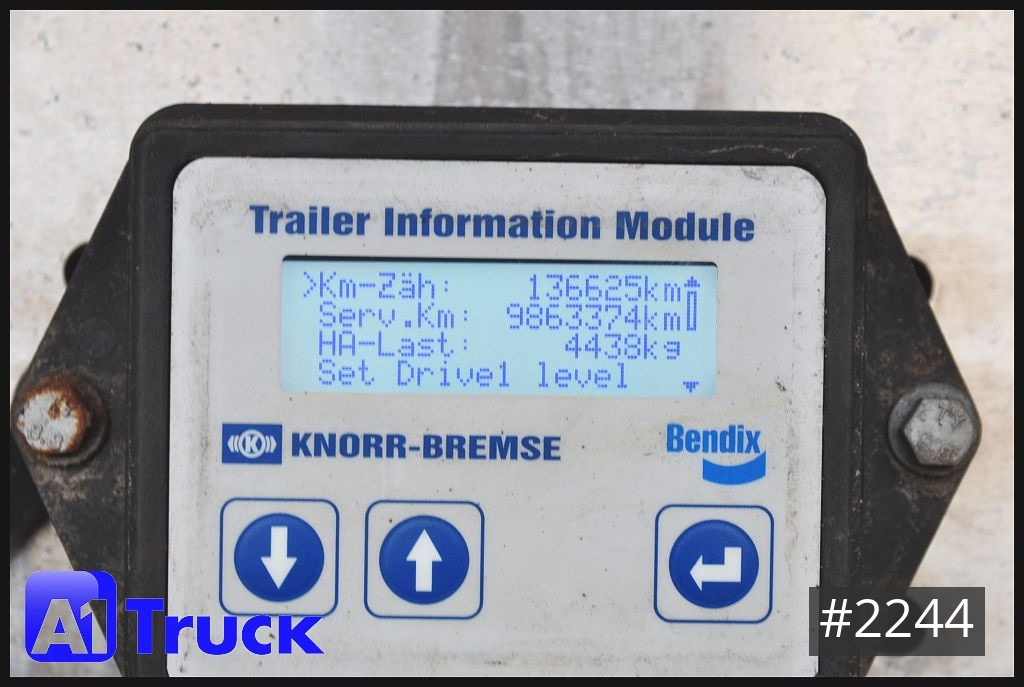 Tipper semi-trailer SCHWARZMUELLER 57m³, Kipper 136tkm Kombitür: picture 14