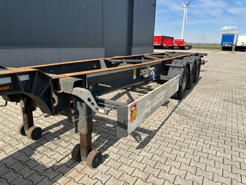Container transporter/ Swap body semi-trailer Schmitz Cargobull 45FT HC, empty weight: 4.240kg, BPW+drum, NL-chassis, APK: 02/2025, 3x available: picture 10