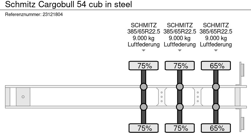 Tipper semi-trailer Schmitz Cargobull 54 cub in steel: picture 13