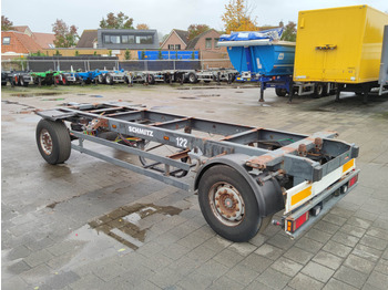 Container transporter/ Swap body semi-trailer Schmitz Cargobull Gotha AWF18 2-Assen SAF - BDF Systeem - Schijfremmen - Luchtvering - (O1353): picture 3