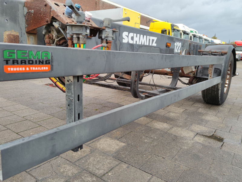 Container transporter/ Swap body semi-trailer Schmitz Cargobull Gotha AWF18 2-Assen SAF - BDF Systeem - Schijfremmen - Luchtvering - (O1353): picture 8
