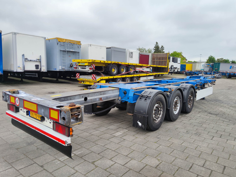 Container transporter/ Swap body semi-trailer Schmitz Cargobull SGF*S3 3Assen SAF - LiftAxle - All Connections - Sliding Head and Back (O1455): picture 2
