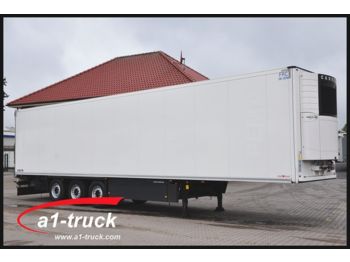 Refrigerator semi-trailer Schmitz Cargobull SKO 24, Rohrbahnen / Fleischhang, 1 Vorbesitzer: picture 1