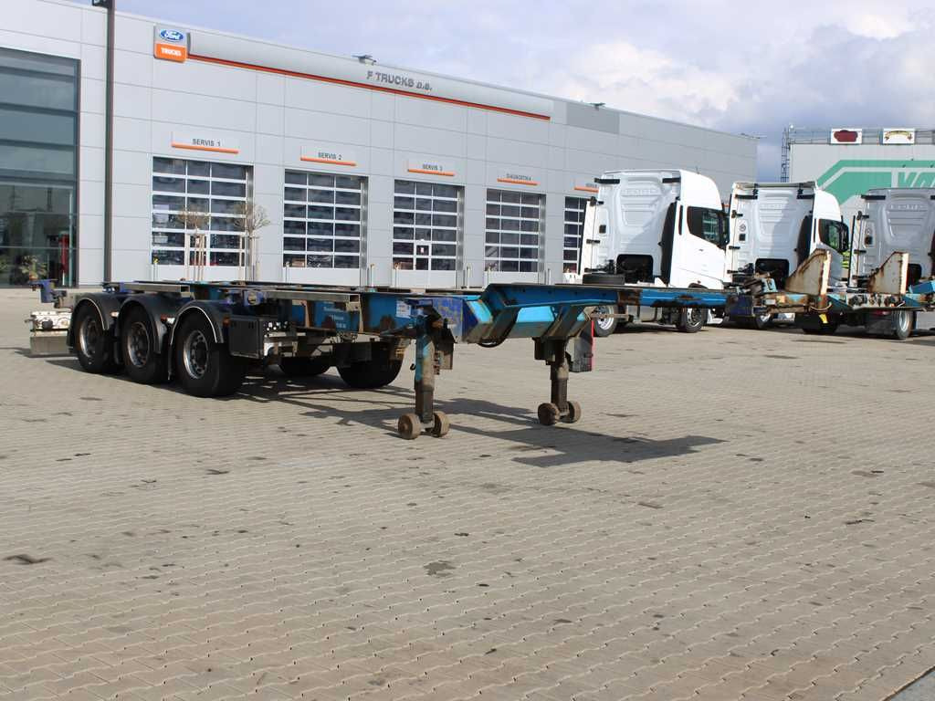 Chassis semi-trailer Vanhool 3B0068, EXPANDABLE, FOR ALL CONTAINER TYPES: picture 2
