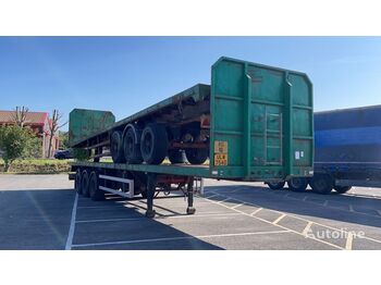 Dropside/ Flatbed semi-trailer Weightlifter FLAT: picture 1