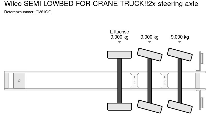 Wilco SEMI LOWBED FOR CRANE TRUCK!!2x steering axle on lease Wilco SEMI LOWBED FOR CRANE TRUCK!!2x steering axle: picture 10